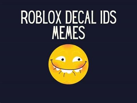 Funniest Roblox decal & image IDs .